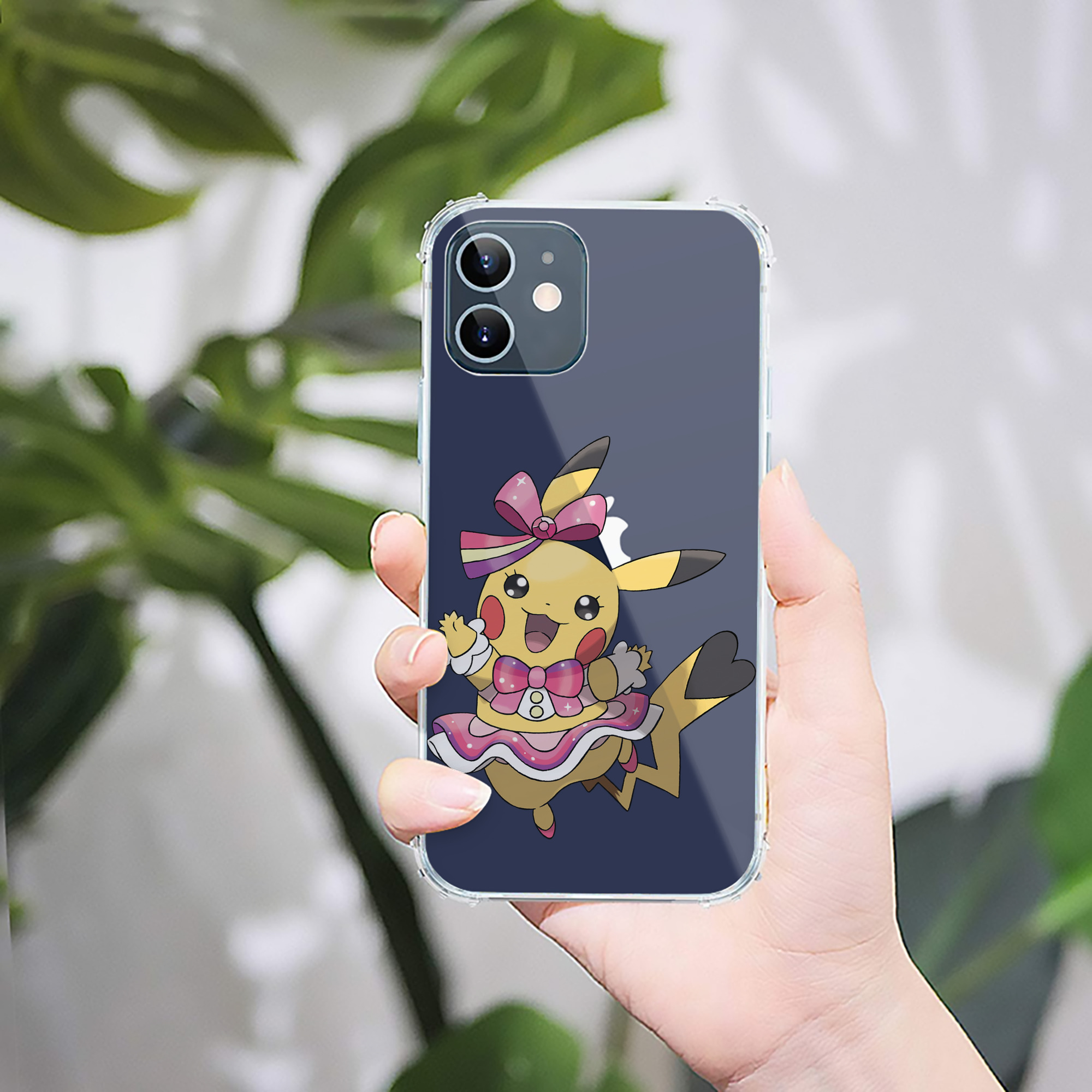 （画像用） ポケットモンスター Pokémon 【iPhone 12シリーズ対応】透明スマホケース（クリアソフトケース）